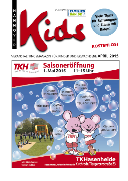 Titelbild der Ausgabe vom April 2015