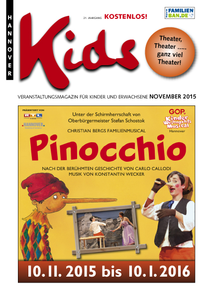 Titelbild der Ausgabe vom November 2015