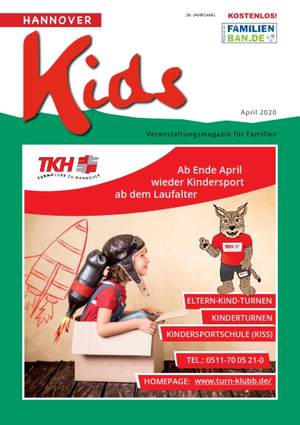 Titelbild der Ausgabe vom April 2020